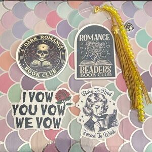 Book lovers handcrafted book mark by me
